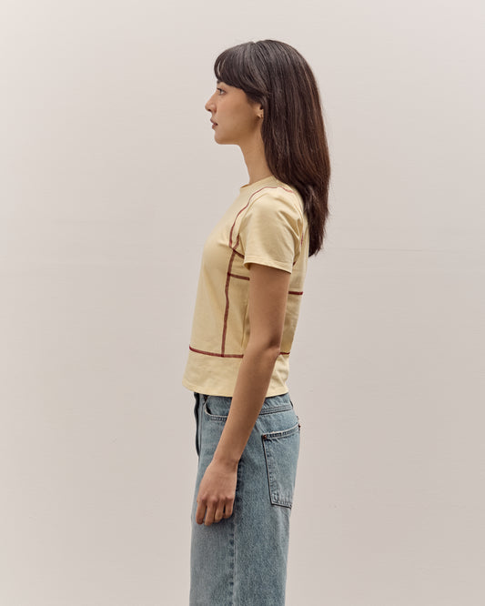Anggae Parallel T-Shirt, Lemon