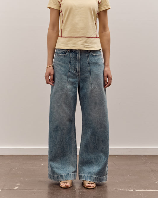 Anggae Wide Pants, Blue