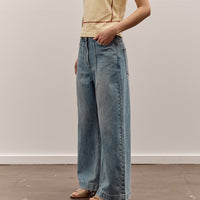 Anggae Wide Pants, Blue