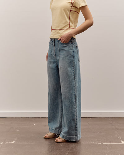 Anggae Wide Pants, Blue