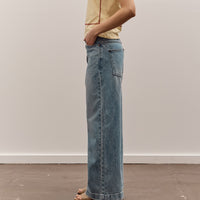 Anggae Wide Pants, Blue