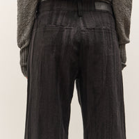 Anggae Jacquard Wide Pants, Navy