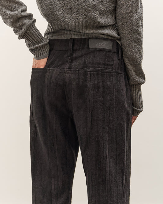 Anggae Jacquard Wide Pants, Navy