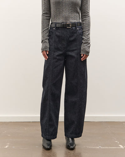Anggae Nep Wide Denim, Navy