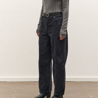 Anggae Nep Wide Denim, Navy