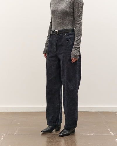 Anggae Nep Wide Denim, Navy