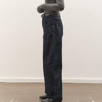 Anggae Nep Wide Denim, Navy