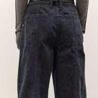 Anggae Nep Wide Denim, Navy