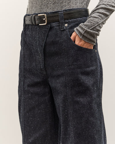 Anggae Nep Wide Denim, Navy