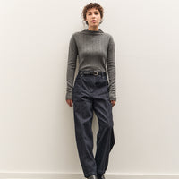 Anggae Nep Wide Denim, Navy