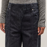 Anggae Nep Wide Denim, Navy