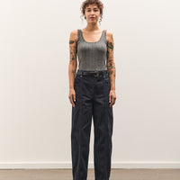 Anggae Smocked Knit Tank, Grey