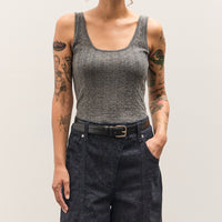 Anggae Smocked Knit Tank, Grey