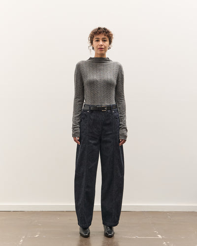 Anggae Smocked Pullover, Grey