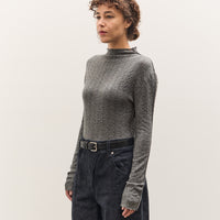 Anggae Smocked Pullover, Grey