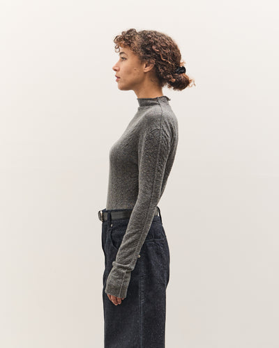 Anggae Smocked Pullover, Grey