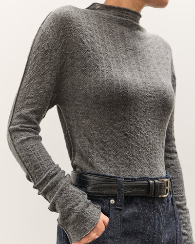 Anggae Smocked Pullover, Grey