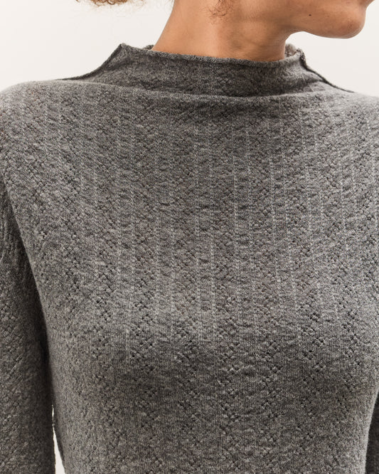 Anggae Smocked Pullover, Grey
