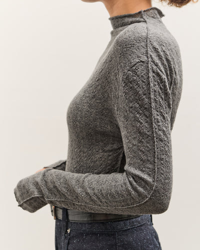 Anggae Smocked Pullover, Grey