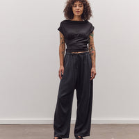 Triangle Wrap Shirt, Black