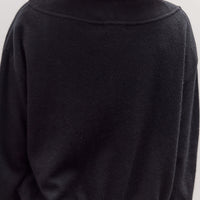 Snap Cardigan, Black