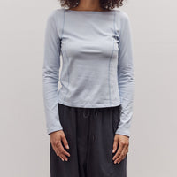 Parallel Long Sleeve T-Shirt, Sky Blue