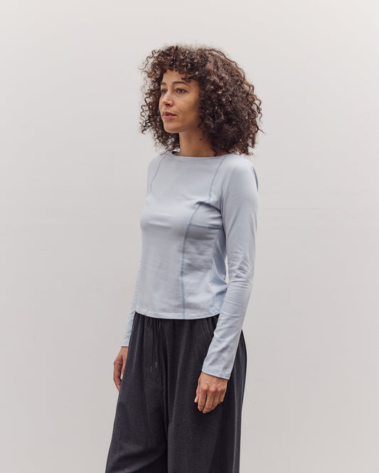 Parallel Long Sleeve T-Shirt, Sky Blue