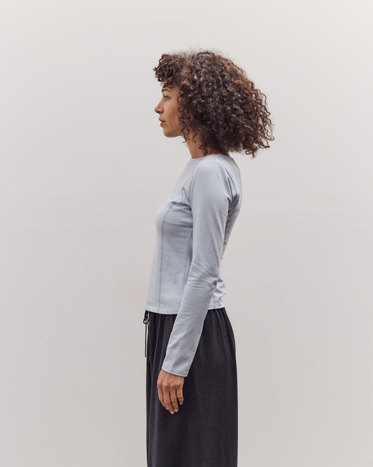 Parallel Long Sleeve T-Shirt, Sky Blue