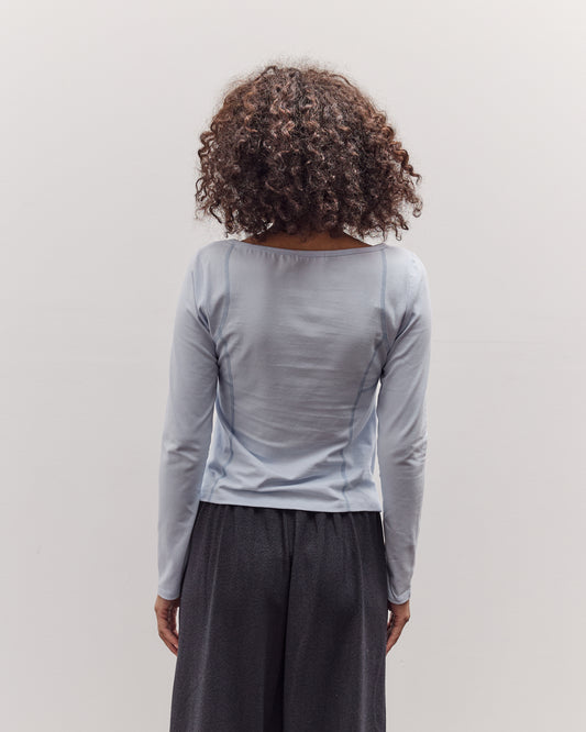 Parallel Long Sleeve T-Shirt, Sky Blue