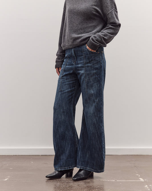Low Crotch Denim, Blue
