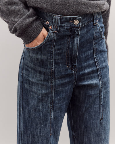 Low Crotch Denim, Blue