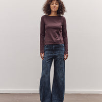 Parallel Long Sleeve T-Shirt, Brown