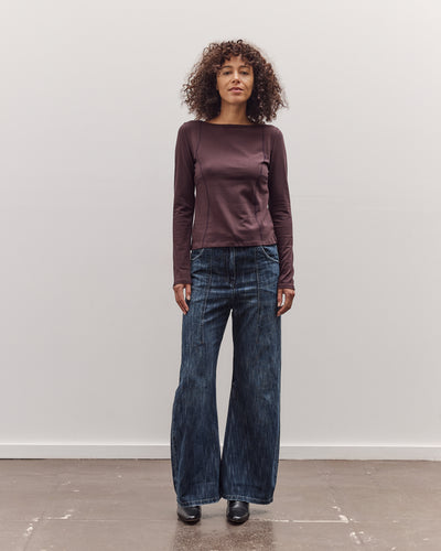 Parallel Long Sleeve T-Shirt, Brown
