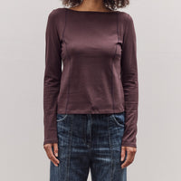 Parallel Long Sleeve T-Shirt, Brown