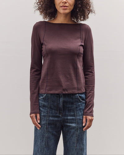 Parallel Long Sleeve T-Shirt, Brown