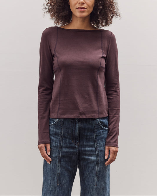 Parallel Long Sleeve T-Shirt, Brown