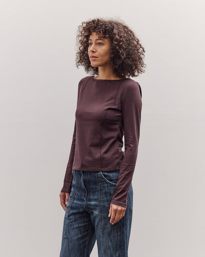 Parallel Long Sleeve T-Shirt, Brown