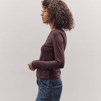 Parallel Long Sleeve T-Shirt, Brown