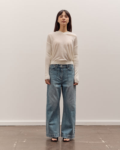 Anggae Hoodie Pullover, Ivory