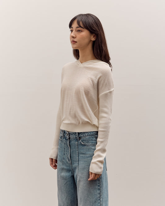 Anggae Hoodie Pullover, Ivory