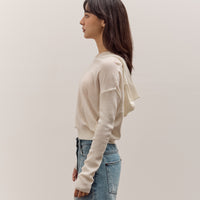 Anggae Hoodie Pullover, Ivory