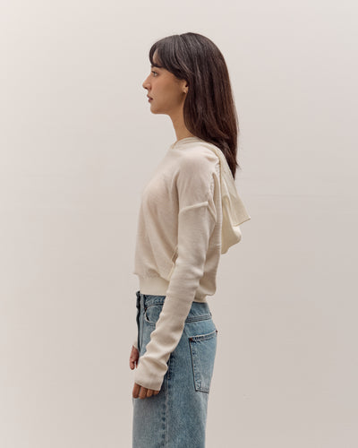 Anggae Hoodie Pullover, Ivory