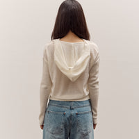 Anggae Hoodie Pullover, Ivory