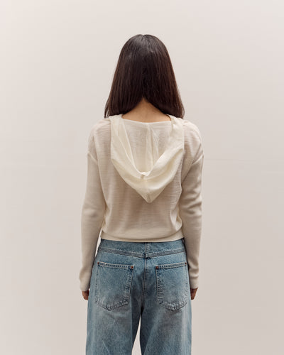 Anggae Hoodie Pullover, Ivory