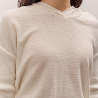 Anggae Hoodie Pullover, Ivory