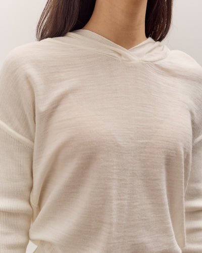 Anggae Hoodie Pullover, Ivory