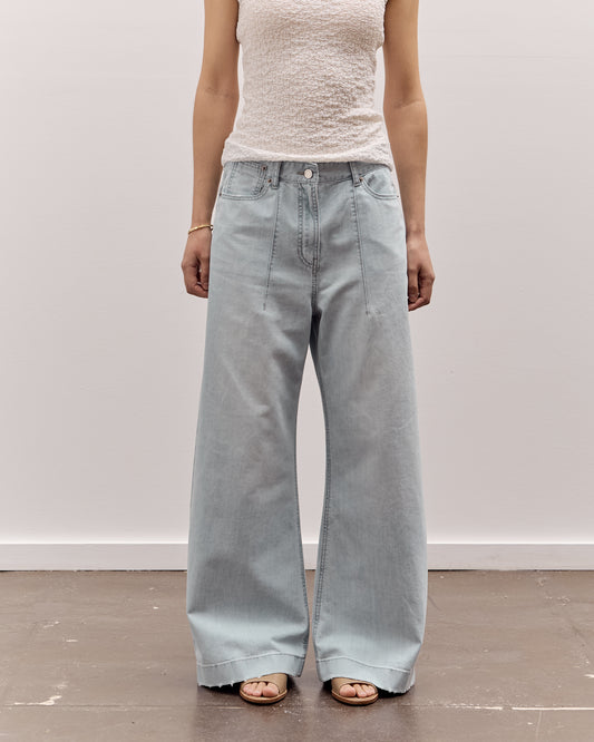 Anggae Wide Pants, Sky Blue
