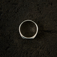 Another Feather Niko Signet Ring, Silver