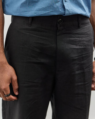 Arpenteur Fox Pant Linen, Black