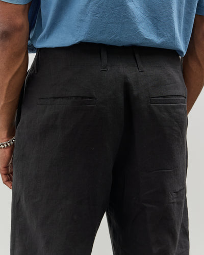 Arpenteur Fox Pant Linen, Black
